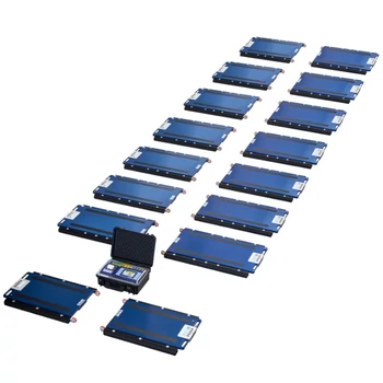 2TO8AXLESTOUCH hordozható 4 tengelyes járműsúlymérő szett