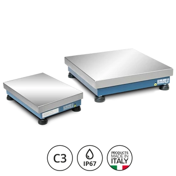 T sorozatú egypontos mérőcellás platform IP67 védelemmel