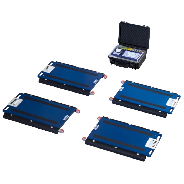 2AXLESWIRELESS hordozható 2 tengelyes járműsúlymérő szett