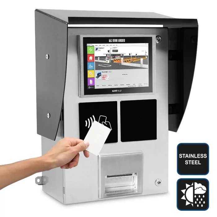 6116EVO-BOX ipari PC 10,1'' érintőképernyős kijelzővel