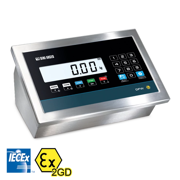 DFWIECEX-BATCH1 robbanásbiztos mérlegműszer - IECEx és ATEX tanúsítással