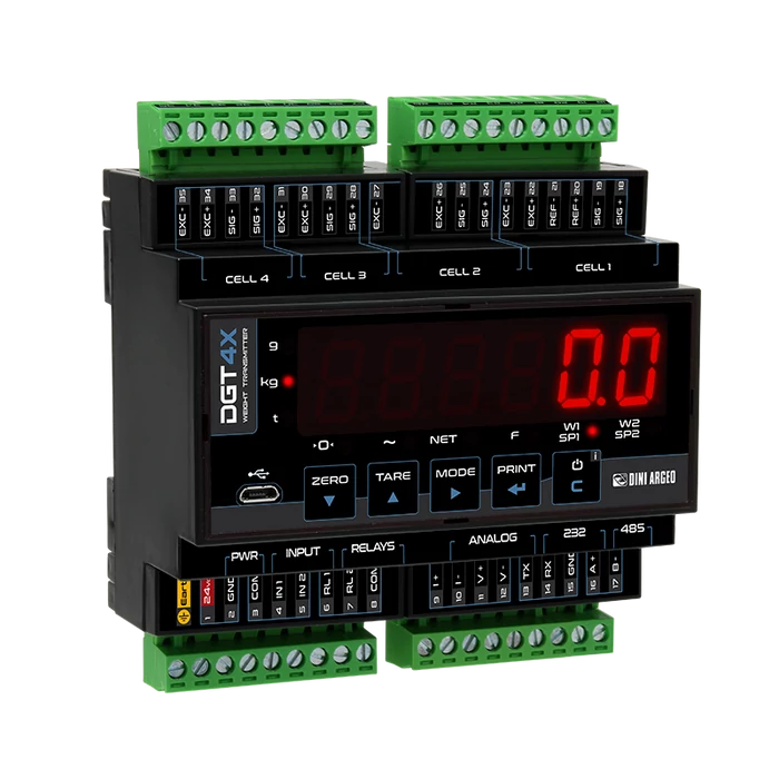 DGT4X High-Speed súlymérő - Ipari mérleg diagnosztika és konfiguráció
