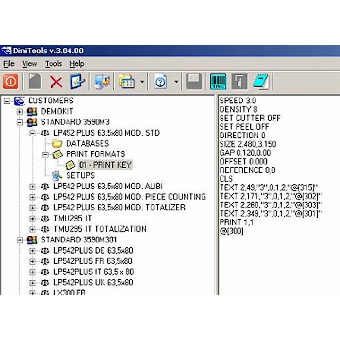 DINITOOLS eszközkezelés