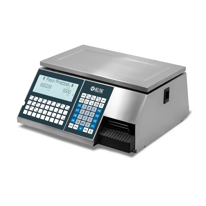 GP4 LX vízálló, rozsdamentes acél, címkéző kereskedelmi mérleg