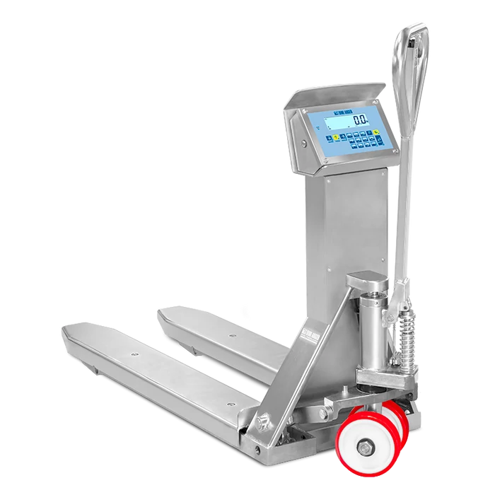 TPWI-PRO rozsdamentes acél ipari raklapmérleg - 2000 kg kapacitással