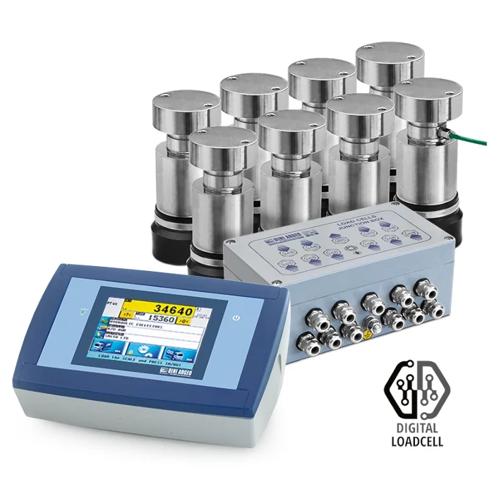 WKPTD digitális hídmérleg cellakészlet - Érintőképernyő, 240t, IP68